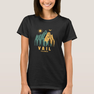 Vail Mountains Colorado Hiking Outdoor Vintage T Shirt