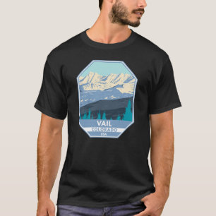 Vail Ski Area Winter Colorado T Shirt