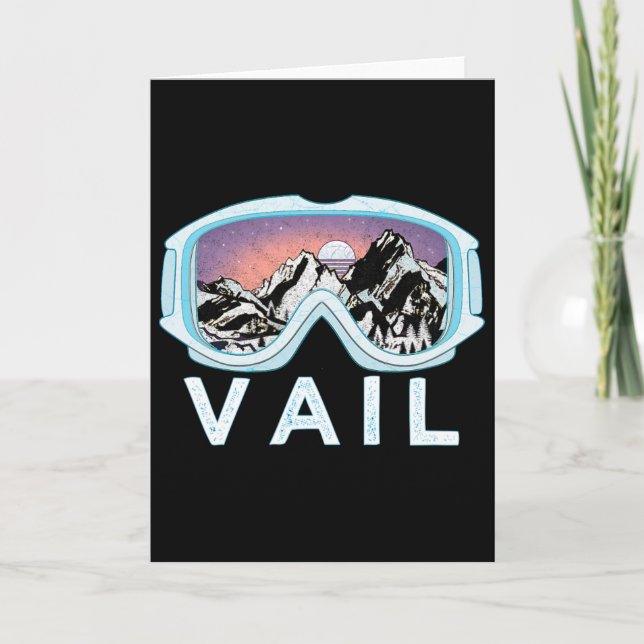 Vail Skida Snowboard Designvail  Kort (Framsida)