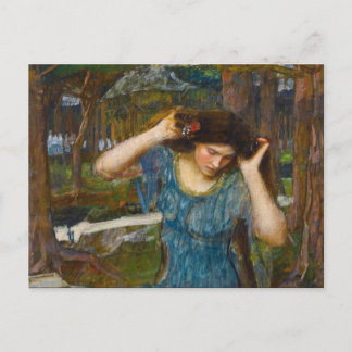 Vain Lamorna Study for Lamia by Waterhouse Vykort