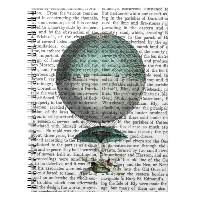 Vaisseau Volant Luftballong Anteckningsbok (Framsidan)