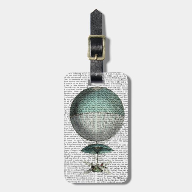 Vaisseau Volant Luftballong Bagagebricka (Vertikal Framsida)