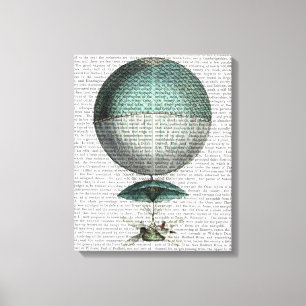 Vaisseau Volant Luftballong Canvastryck