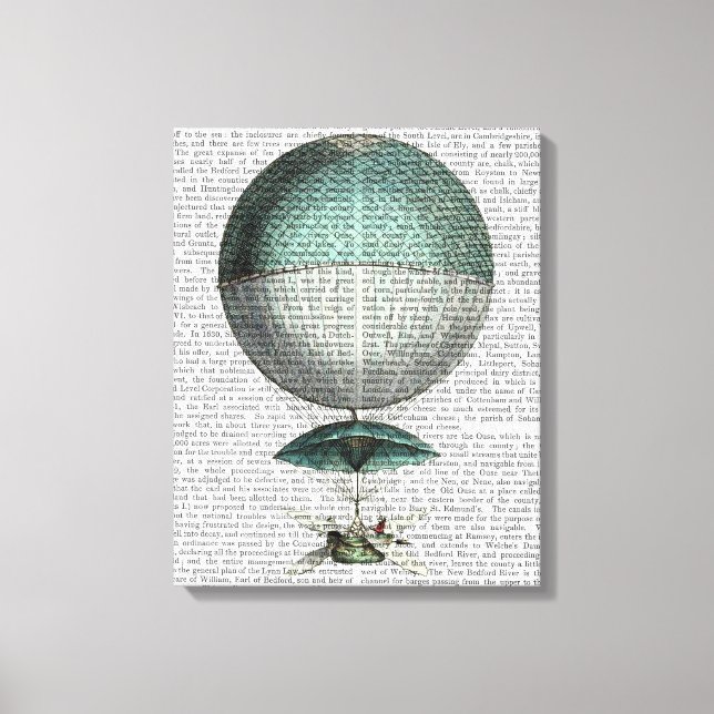 Vaisseau Volant Luftballong Canvastryck (Framsida)