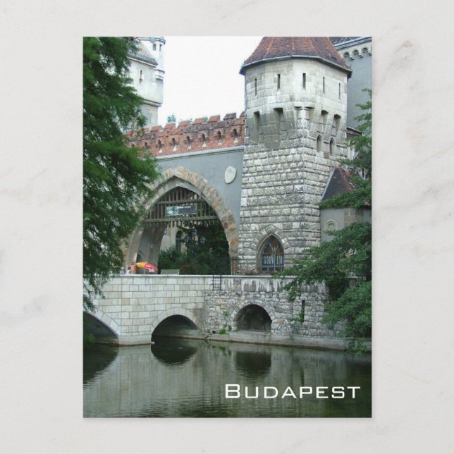 Vajdahunyad Castle - Budapest Vykort (Framsida)
