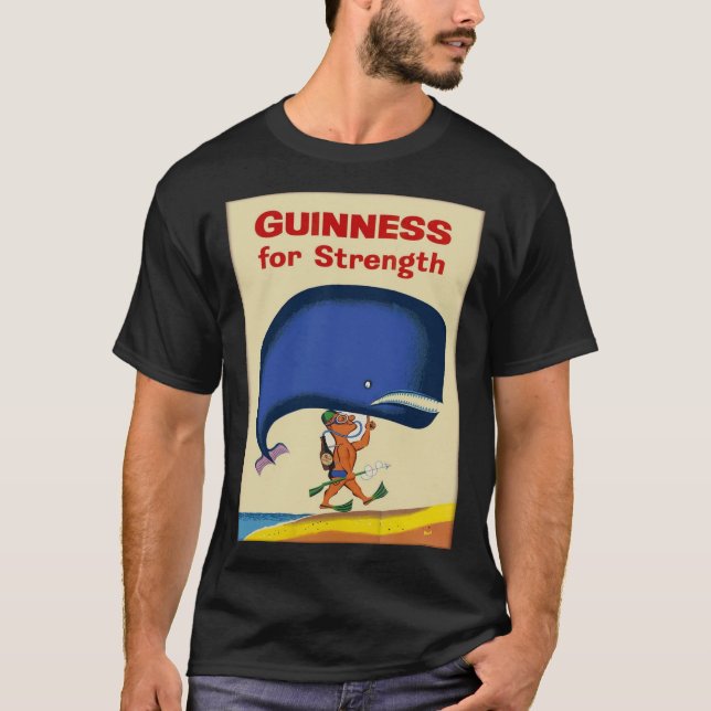 Vajen växte upp medan man drack Guinness   T Shirt (Framsida)