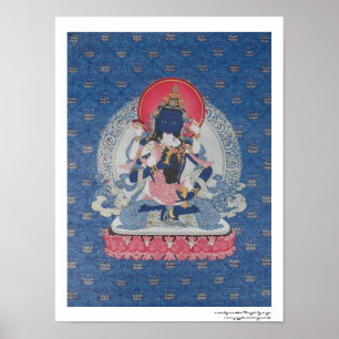 Vajrasattva och Consort Poster