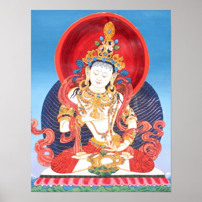 Vajrasattva Poster - Styliserad (Framsidan)