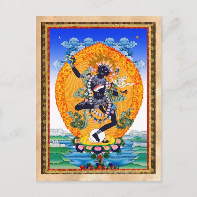 Vajravarahi Coola oriental tibetan Nairatmya Vykort (Framsida)