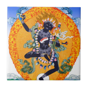 Vajravarahi-Coolan för tibetan Nairatmya Kakelplatta