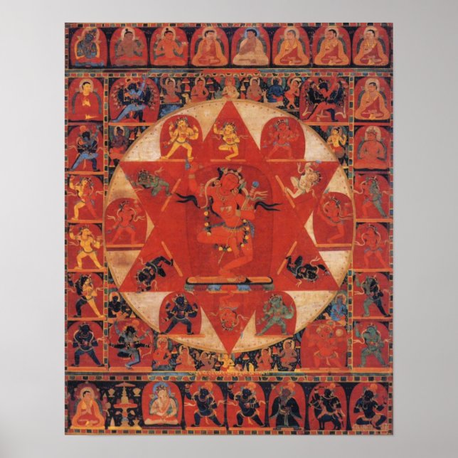 Vajravarahi Mandala Poster (Framsidan)