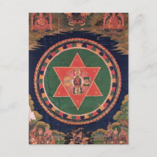 Vajravarahi Vajrayogini tibetansk buddhistisk mand Vykort
