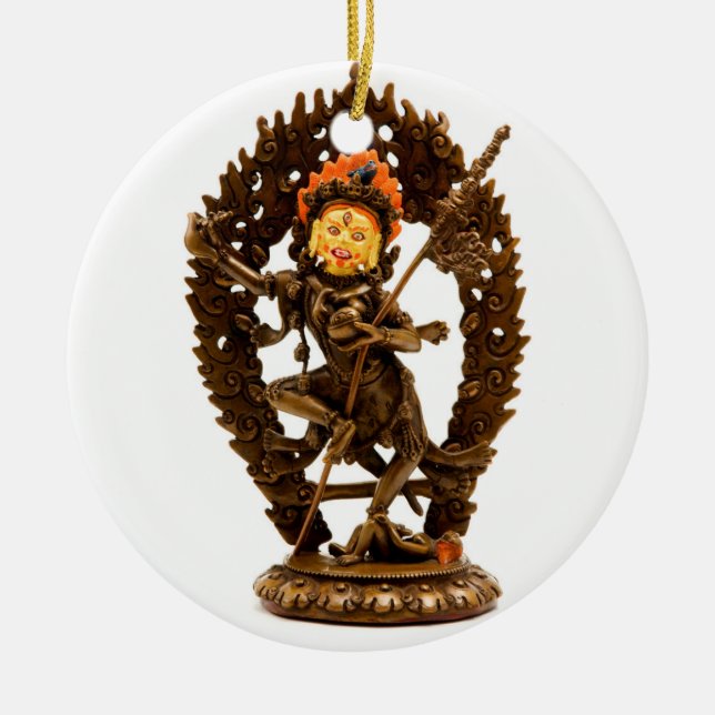Vajrayogini Julgransprydnad Keramik (Framsidan)