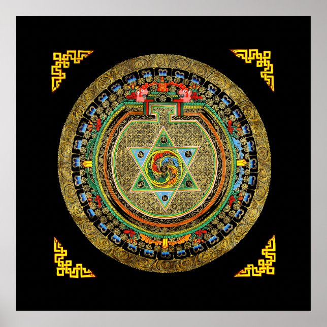 Vajrayogini Mandala Poster (Framsidan)