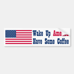 Vak upp Amerika! Bildekal