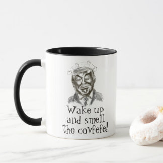 Vak upp Donald Trump Covfefe Mugg