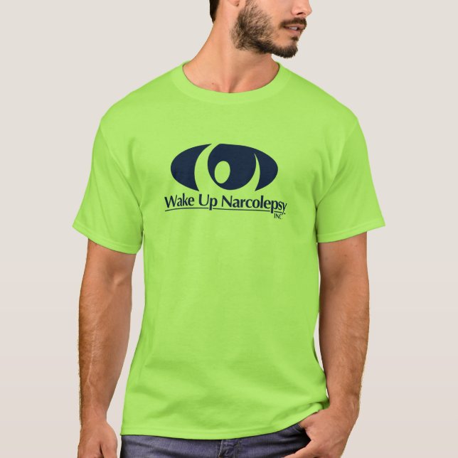 Vak upp Narcolepsymanar T-tröja T-shirt (Framsida)