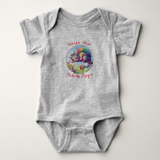 Vaka inte Dragon Baby One Biet T Shirt