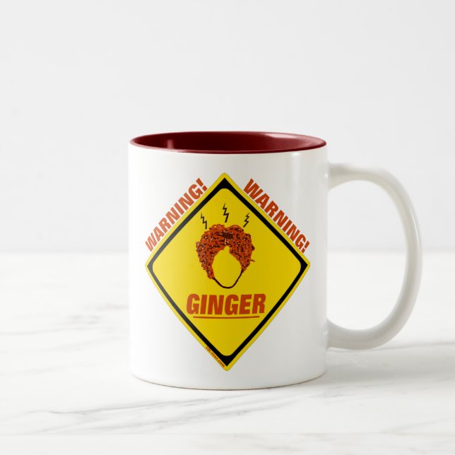 Vaken ingefära! Två-Tonad mugg (Höger)