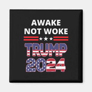 Vaken Inte Vaken Trump Val Republikansk Rädda Amer Magnet