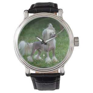 Vaken kines krönad hund armbandsur