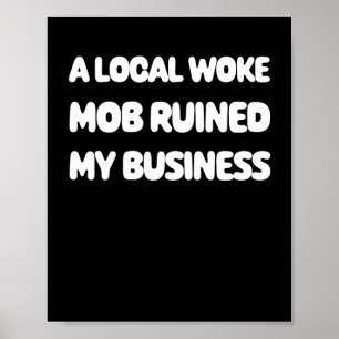 Vaken Mobbningsdekal Poster