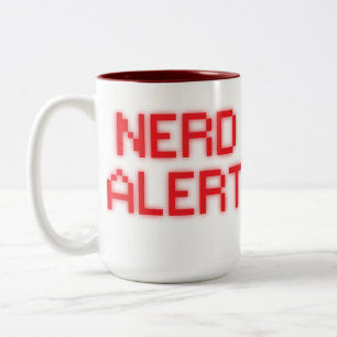Vaken Nerd Två-Tonad Mugg