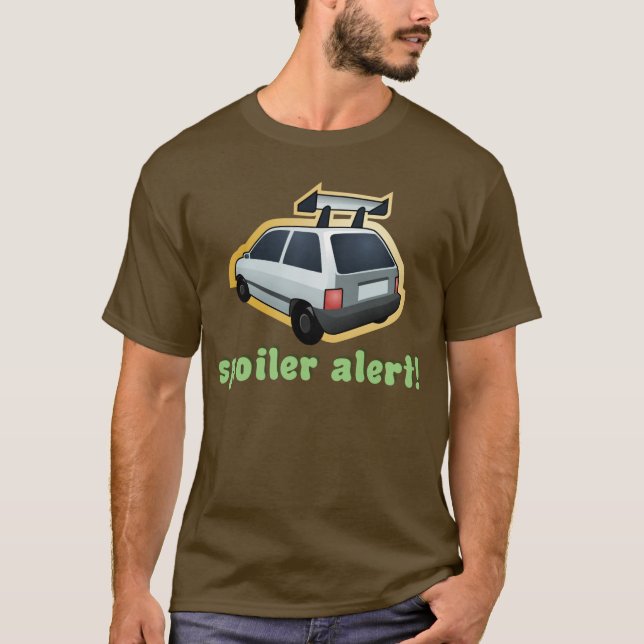 vaken spoiler! t-shirt (Framsida)