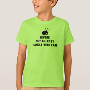 Vaken T-tröja för sträng nötallergi för barn T Shirt