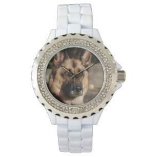 Vaken tysk herde armbandsur