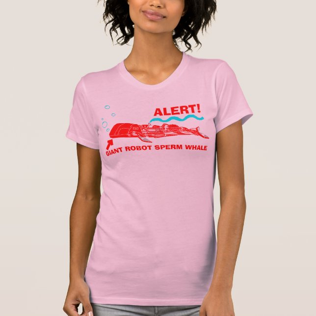 VAKET! Jätte- robotspermaval T-shirt (Framsida)