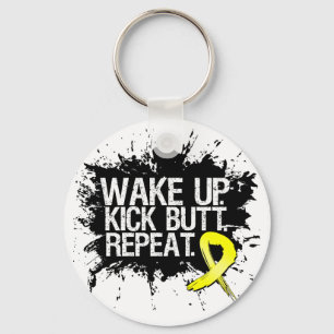 Vaket sparkar upp ändarepetition - Endometriosis Nyckelring