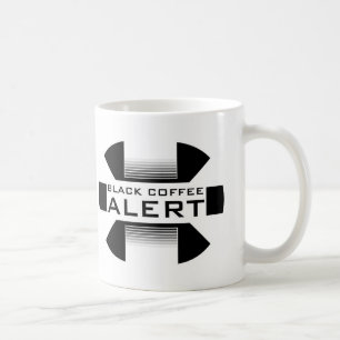 Vaket svart kaffe - kaffemugg