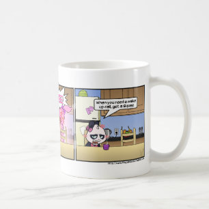 Vaket upp appell kaffemugg