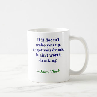Vaket upp, får den berusade kaffemuggen kaffemugg