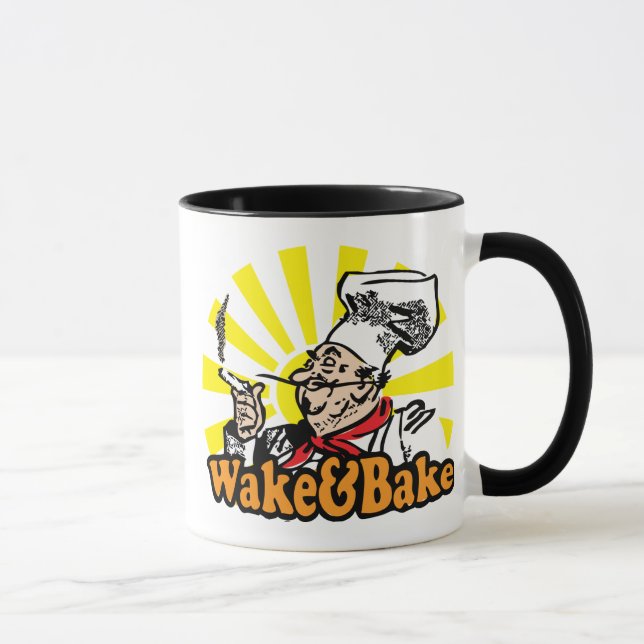 Vakna & baka den roliga kaffemuggen mugg (Höger)
