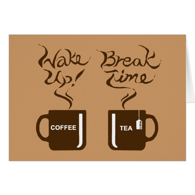 Vakna! bryttid hälsningskort (Framsidan Horizontal)