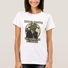 Vakna fårskallar ödlor härskare parodi t shirt