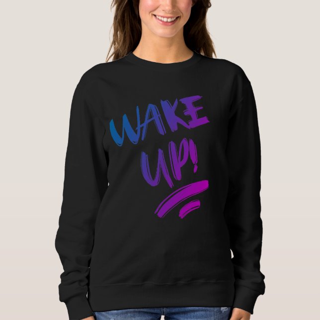 Vakna! Fin designtext T Shirt (Framsida)