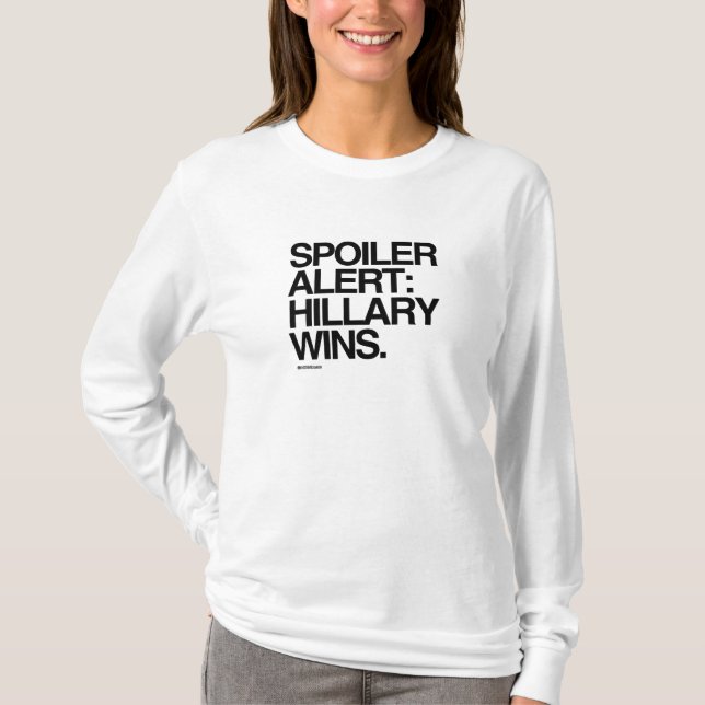 Vakna Hillary för Spoiler segrar - Tröja (Framsida)
