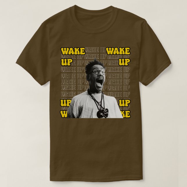 Vakna högerna sak t shirt (Design framsida)