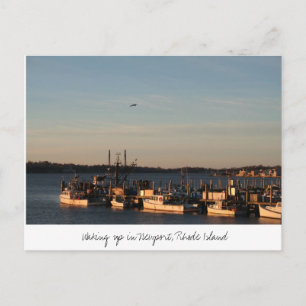 Vakna i Newport, Rhode island Vykort