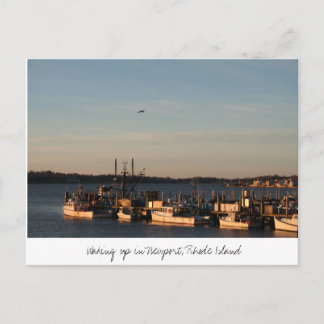  Vakna i Newport, Rhode island Vykort