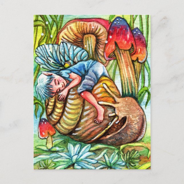 Vakna inte upp mig vykort (Framsida)