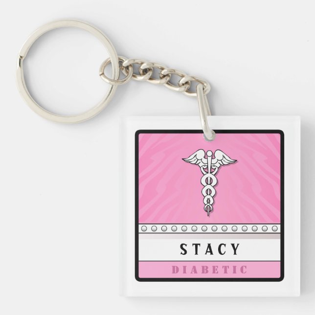 Vakna Keychain för läkarundersökning ROSOR - (Framsidan)