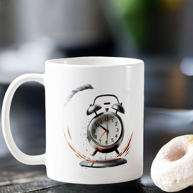 Vakna mugg med larmklockan (Skapare uppladdad)
