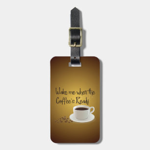 Vakna när kaffets Redo Bagagebricka