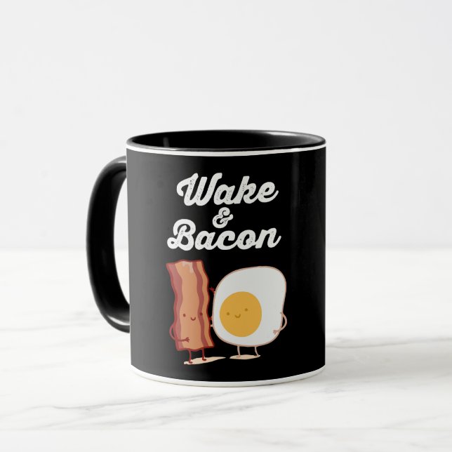 VAKNA OCH BACON MUGG (Framsida vänster)