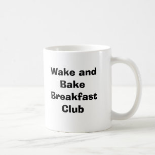 Vakna och baka frukostklubben kaffemugg
