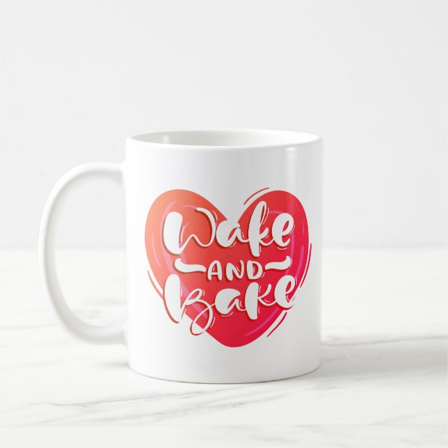 Vakna och baka kaffemugg (Vänster)